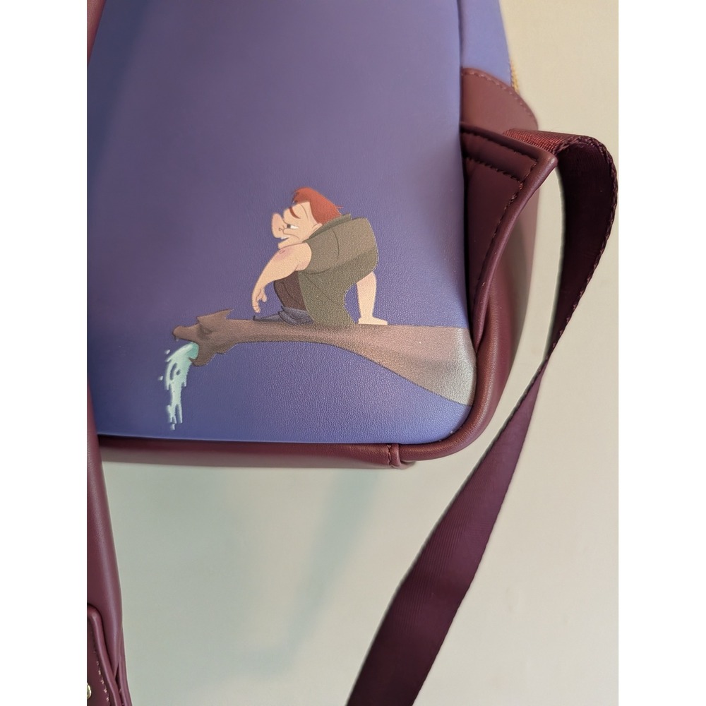 Loungefly Disney Hunchback of Notre Dame Cathedral Mini Backpack Festival Fools - Picture 9 of 9